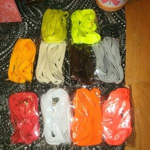 10 pr. Of 32 inch shoe laces new in packages